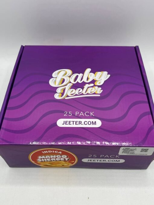 Introducing Baby Jeeters, the ultimate compact and powerful pre-roll experience for cannabis connoisseurs who crave premium quality, potency, and convenience. These authentic pre-rolls pack a punch with 100% top-shelf flower and are designed for those who appreciate the finest cannabis, but prefer a more manageable, on-the-go option. Baby Jeeters are the miniature version of the iconic Jeeter pre-rolls, making them perfect for solo sessions or when you want a quick, intense high without the commitment of a full-sized joint.