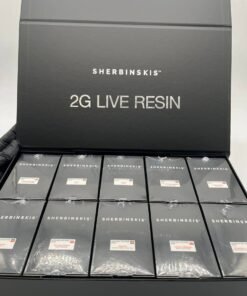 The Sherbinski 2G Disposable is a top-shelf, authentic cannabis vape crafted for those who appreciate true genetic excellence, potent effects, and rich terpene flavor. Developed by the legendary Sherbinski brand—the creators of world-famous strains like Gelato, Sunset Sherbet, and Mochi—this disposable device delivers 2 grams of premium live resin or distillate, providing a long-lasting, ultra-smooth vaping experience with strain-specific flavor profiles that reflect the brand’s signature West Coast heritage.