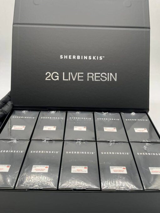 The Sherbinski 2G Disposable is a top-shelf, authentic cannabis vape crafted for those who appreciate true genetic excellence, potent effects, and rich terpene flavor. Developed by the legendary Sherbinski brand—the creators of world-famous strains like Gelato, Sunset Sherbet, and Mochi—this disposable device delivers 2 grams of premium live resin or distillate, providing a long-lasting, ultra-smooth vaping experience with strain-specific flavor profiles that reflect the brand’s signature West Coast heritage.