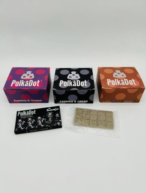 Unleash your mind and indulge your senses with the PolkaDot Mushroom Chocolate Bars (Authentic) — a bold fusion of premium Belgian chocolate and psilocybin magic mushrooms. PolkaDot has become a leading name in the world of psychedelic edibles, delivering a consistently delicious, effective, and beautifully crafted experience with each square.