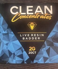 CLEAN CONCENTRATES LIVE RESIN BADDER