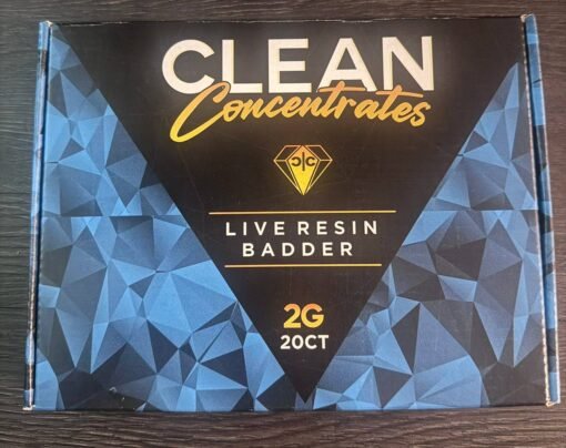 CLEAN CONCENTRATES LIVE RESIN BADDER