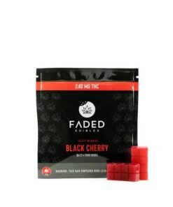 Faded Cannabis Co. Black Cherry Jelly Blocks