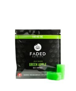 Faded Cannabis Co. Green Apple Jelly Blocks
