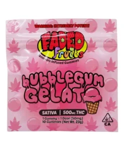 Faded Fruits Bubblegum Gelato Gummies