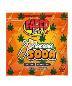 Faded Fruits Mandarin Soda Gummies