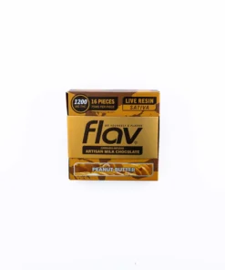 FLAV Peanut Butter Chocolate Bar – Live Resin Artisan Milk 1200mg