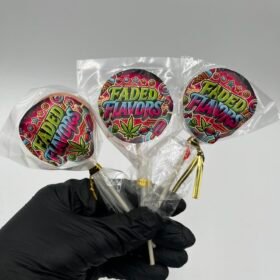 Faded Flavors Lollipops 400mg THC