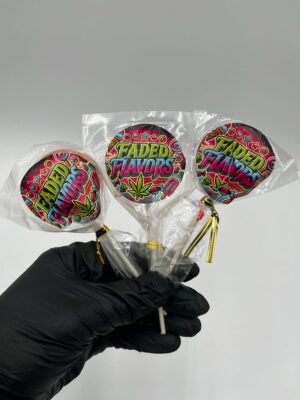 Faded Flavors Lollipops 400mg THC